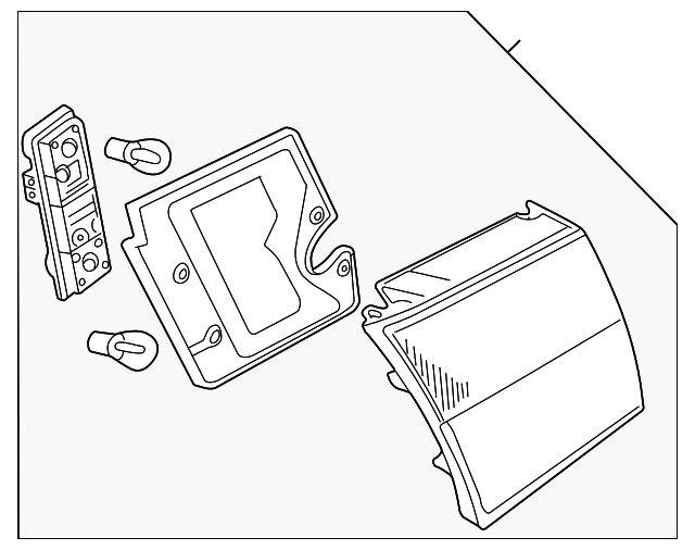 4561544 Деталь TAIL LAMP ASSY, RIGHT