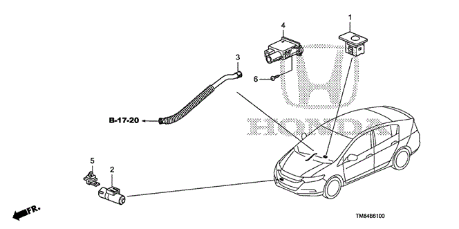 BODY / AIR CONDITIONING/A/C SENSOR for 2012 Honda INSIGHT #1