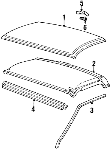 C2500 Pickup ROOF & COMPONENTS