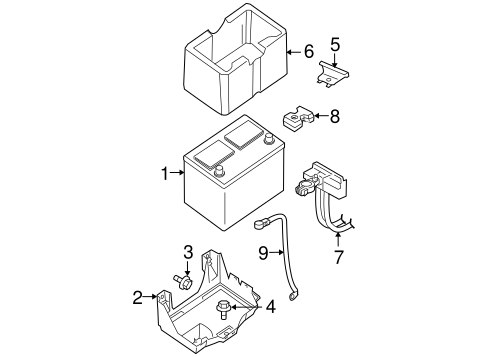 Electrical/Battery for 2014 Nissan Titan #1
