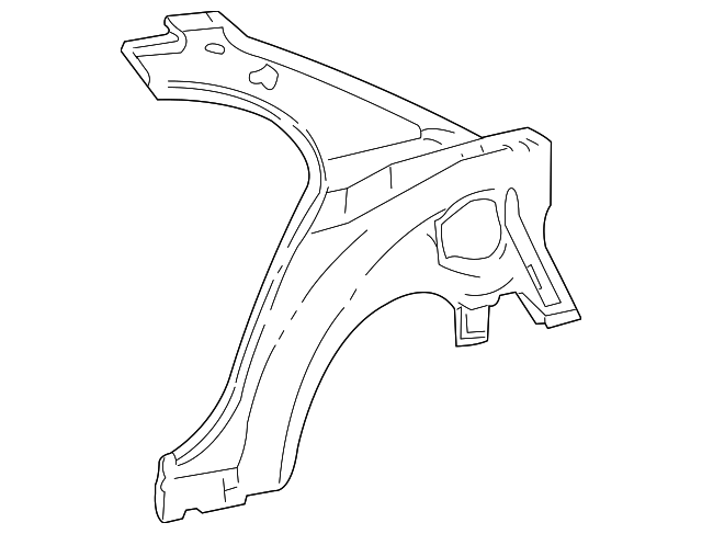 1W4Z5427790AA Деталь INNER PANEL, RIGHT