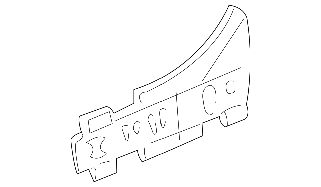 3W4Z5428128AA Деталь LOWER REINF, RIGHT