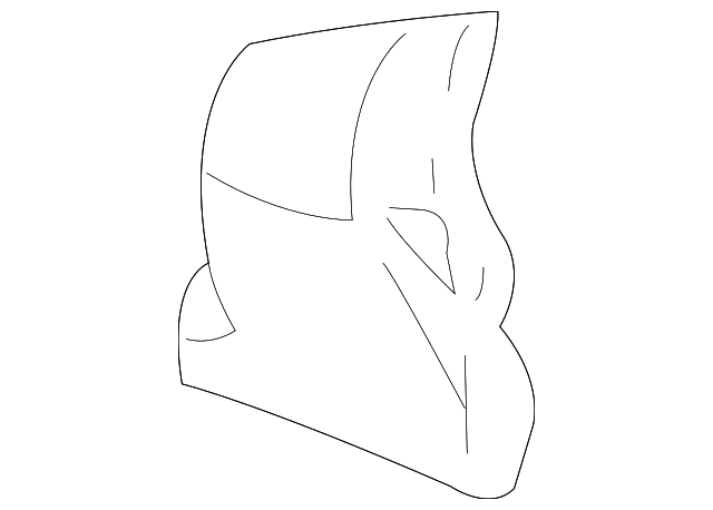3W4Z5427900AA Деталь INNER PANEL RETAINER, RIGHT
