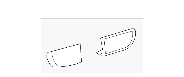 AA8Z-19H488-AA Деталь DISPLAY UNIT COVER, LEFT