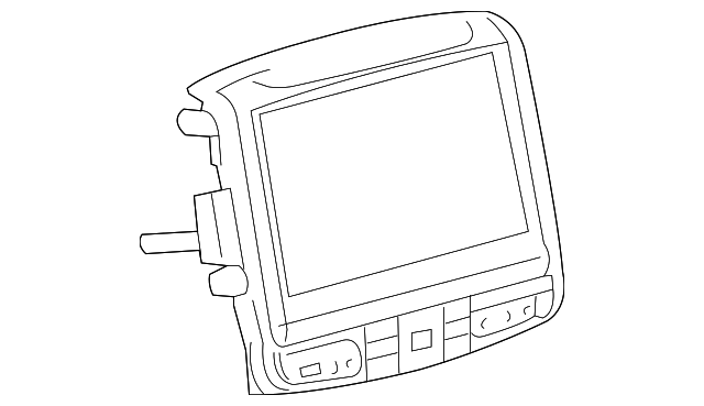 AA8Z10E947GD Деталь DISPLAY UNIT, LEFT