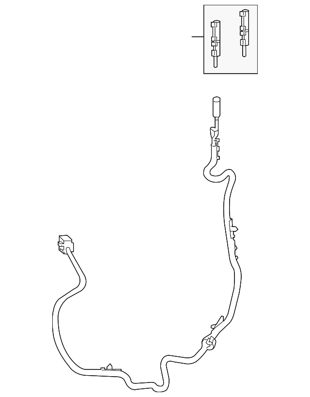 AA8Z-18N802-B Деталь HARNESS, RIGHT