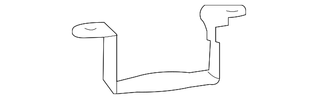 AE9Z-14536-B Деталь HARNESS BRACKET, LEFT