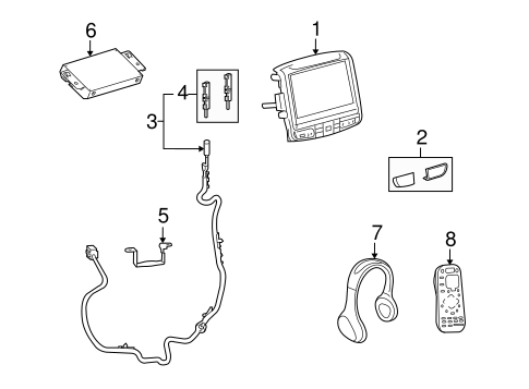 Entertainment System Components for 2011 Ford Flex #0