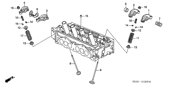 ENGINE/VALVE - ROCKER ARM (SOHC) for 2001 Honda CIVIC SEDAN #1