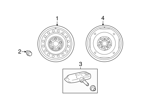 FRONT SUSPENSION/WHEELS for 2009 Scion xD #1