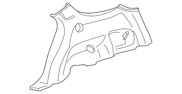 3F1Z7431012AAA Деталь QTR TRIM PANEL, RIGHT