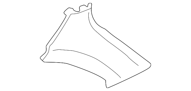 YF1Z7440455BAA Деталь UPPER QTR TRIM, LEFT