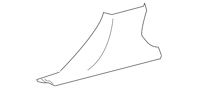 C2C26183AMR Деталь LWR CTR PLR TRIM, RIGHT