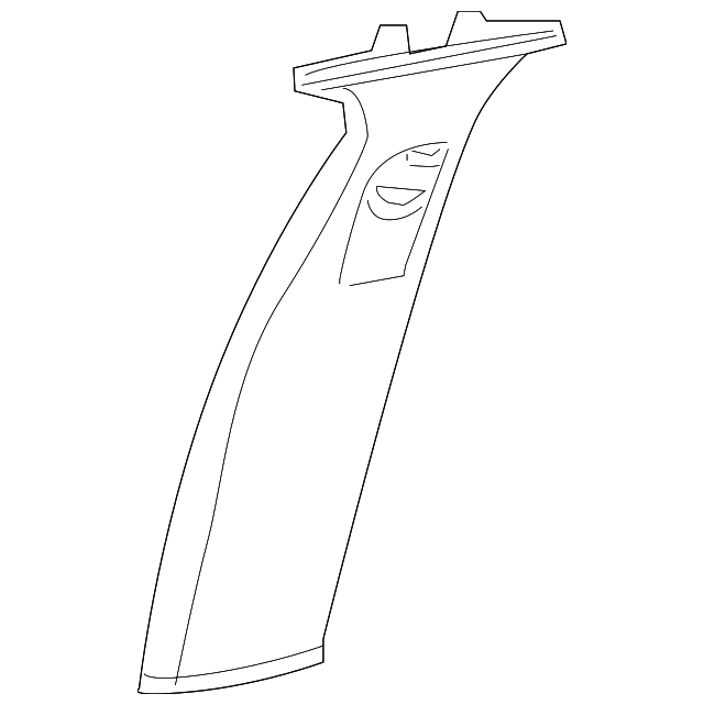 C2C27852SEL Деталь UPR CTR PLR TRIM, RIGHT