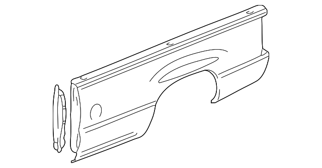 88980308 Деталь SIDE PANEL, RIGHT