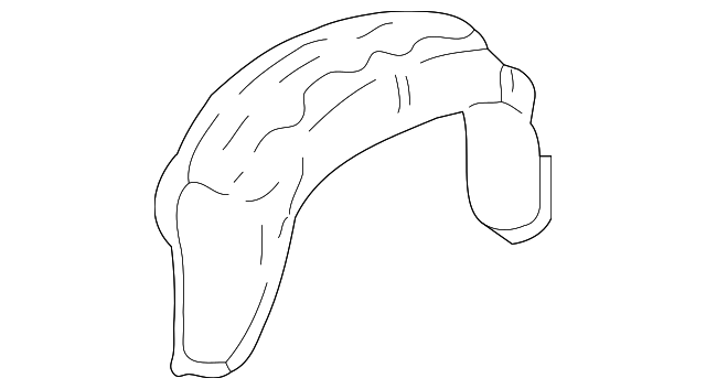 15769603 Деталь WHEELHOUSE LINER, LEFT