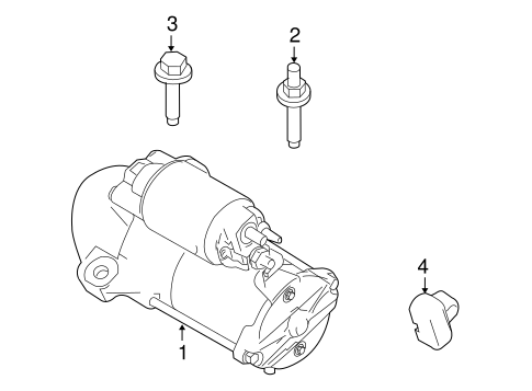 Starter for 2009 Ford Taurus #0