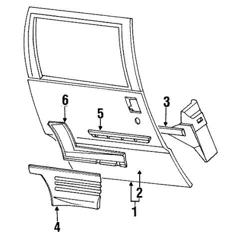 Trans Sport SIDE DOOR PANEL