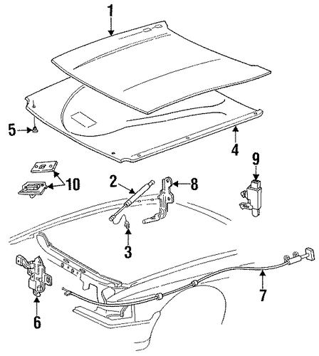 Grand Marquis HOOD & COMPONENTS