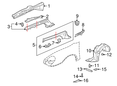 911 STRUCTURAL COMPONENTS & RAILS