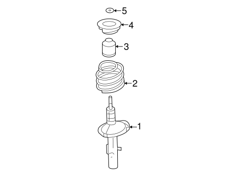 Front Suspension/Struts & Components for 2007 Ford Five Hundred #1
