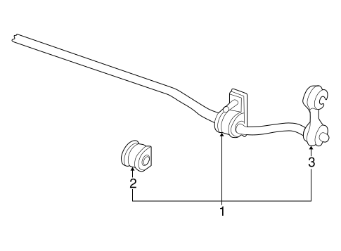9-5 STABILIZER BAR & COMPONENTS