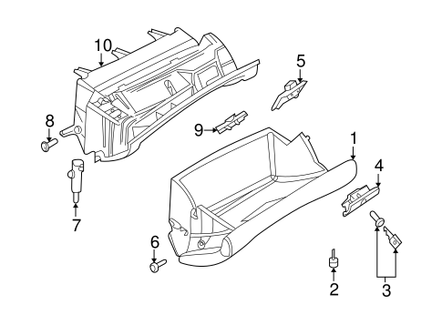 Glove Box for 2001 BMW X5 #0