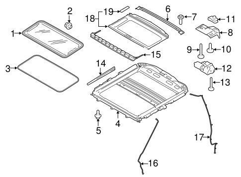 Body/Sunroof for 2016 Ford F-150 #1