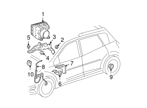BRAKES/HYDRAULIC SYSTEM for 2005 Toyota Matrix #2