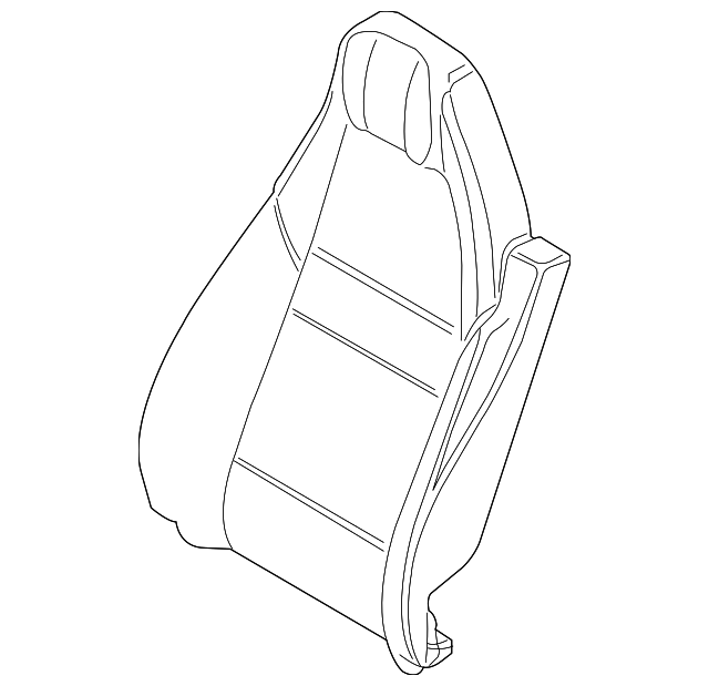 970-522-531-22 Деталь SEAT BACK PAD, LEFT