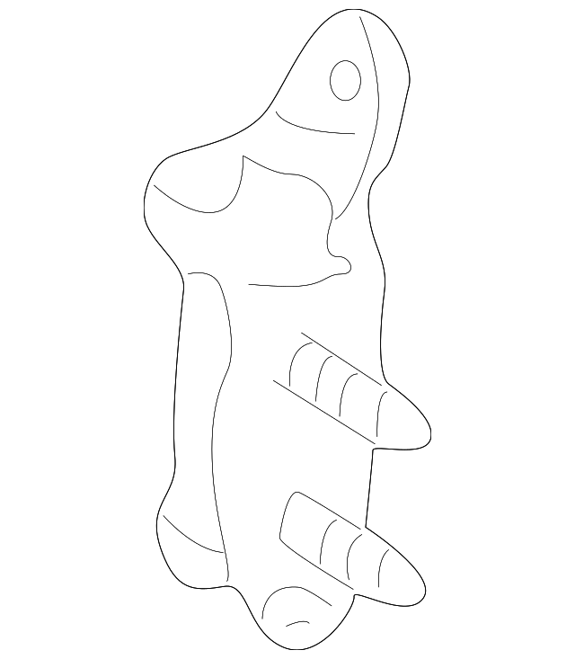88969841 Деталь UPPER HINGE, RIGHT