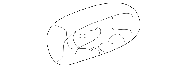 88973645 Деталь HANDLE, OUTSIDE COVER, LEFT