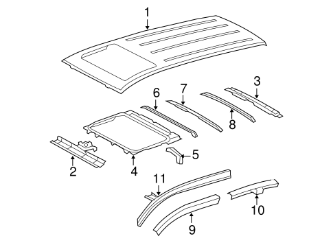 BODY/ROOF & COMPONENTS for 2008 Toyota RAV4 #1