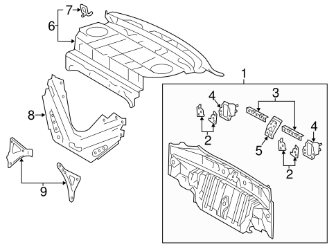 BODY/REAR BODY for 2013 Toyota Avalon #1