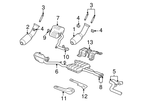 Exhaust System/Exhaust Components for 2008 Dodge Challenger #1