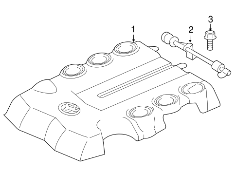 ENGINE/ENGINE APPEARANCE COVER for 2014 Toyota 4Runner #1