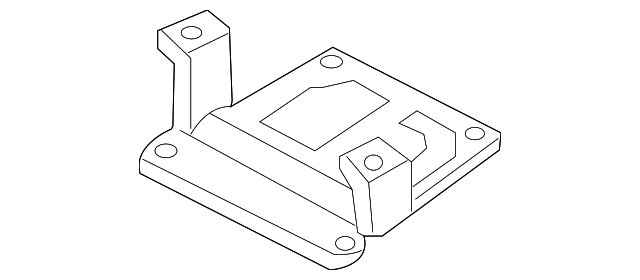 YS4Z-61045B32-CA Деталь CONSOLE PANEL BRACKET