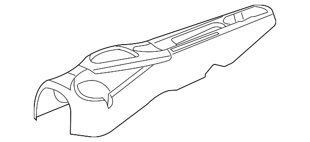 5S4Z54045A36DAA Деталь CONSOLE PANEL