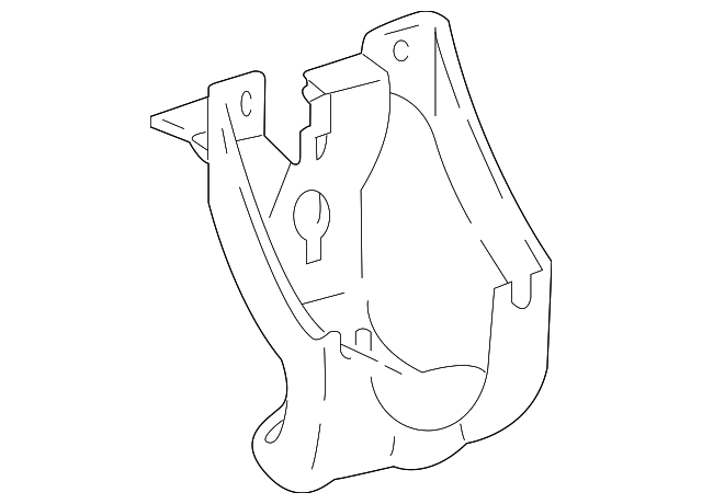 F9ZZ2C304BA Деталь CONTROL MODULE BRACKET