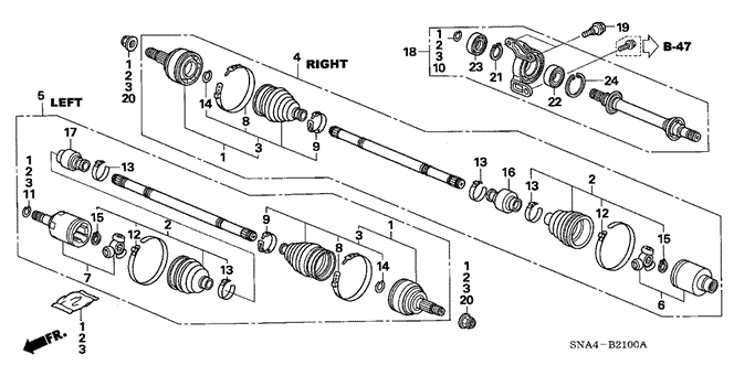 Joint, Inboard Joint, Inboard