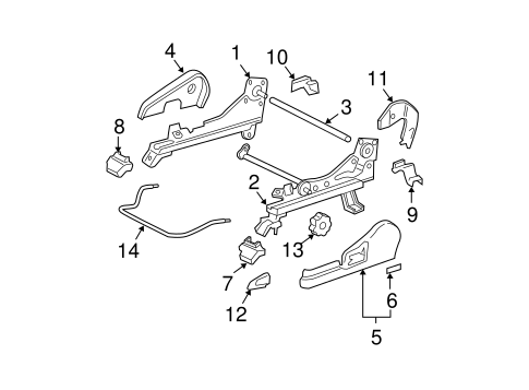 BODY/TRACKS & COMPONENTS for 2003 Toyota Avalon #2