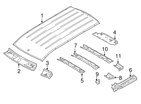 Body/Roof & Components for 2016 Ford Transit Connect #4