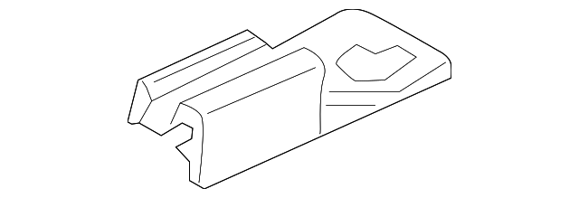 FR3Z-6361749-CA TRACK COVER, LEFT
