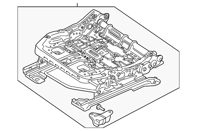 FR3Z-9661705-A SEAT TRACK, LEFT
