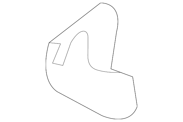5T1Z-5860328-AA Деталь BUCKLE PROTECTOR, RIGHT