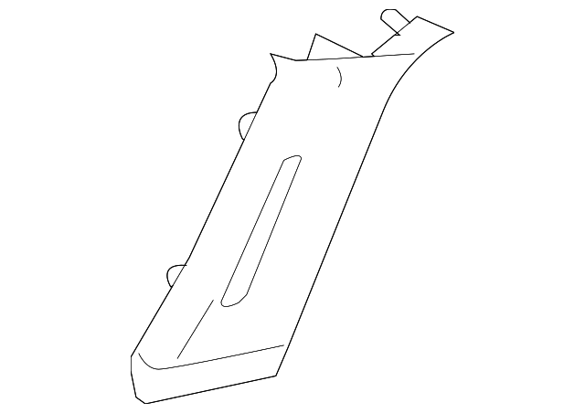 3F2Z1752018AAA Деталь UPPER TRIM PANEL, RIGHT