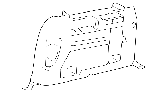 5F2Z1731013AAB Деталь LOWER TRIM PANEL, LEFT