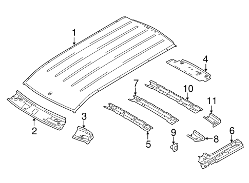 Body/Roof & Components for 2016 Ford Transit Connect #2