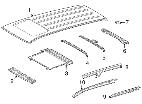 BODY/ROOF & COMPONENTS for 2008 Toyota Land Cruiser #1