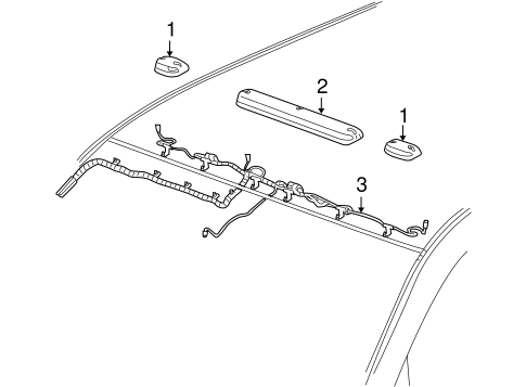 Sierra 1500 ROOF LAMPS 2